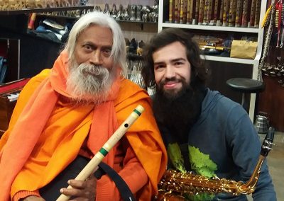 Bansuri and sax