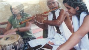 Bansuri playing